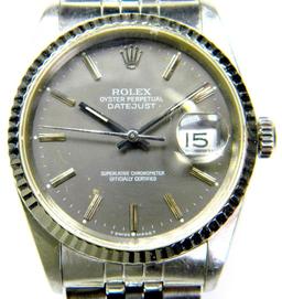 Rolex Oyster Perpetual Datejust Men's Wristwatch, 1989