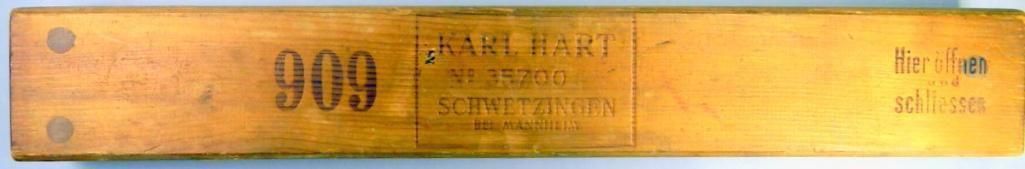 Karl Hart 909 Wooden Cigar Press
