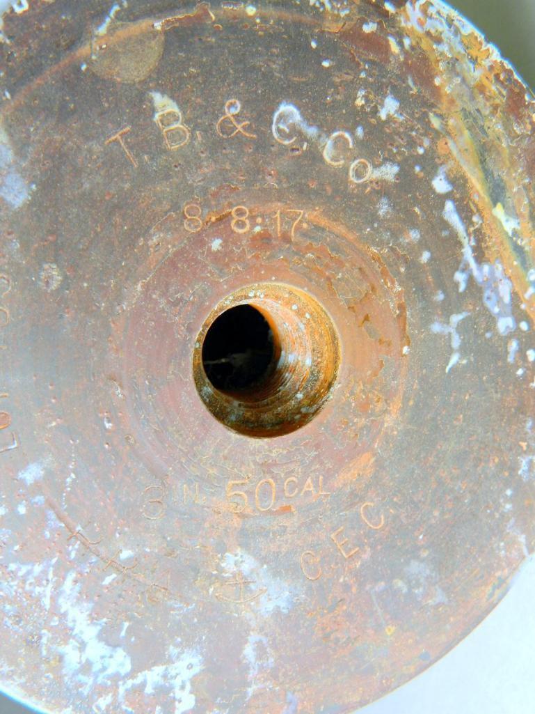 Dive-Recovered Artillery Shell and Round from WWI 'USS San Diego' Wreckage