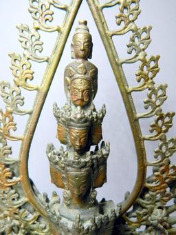 Tibetan Eleven-Headed Eight-Armed Bodhisattva Avalokiteshvara Statue