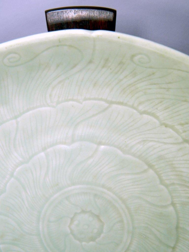 Large Celadon Bowl and Stand