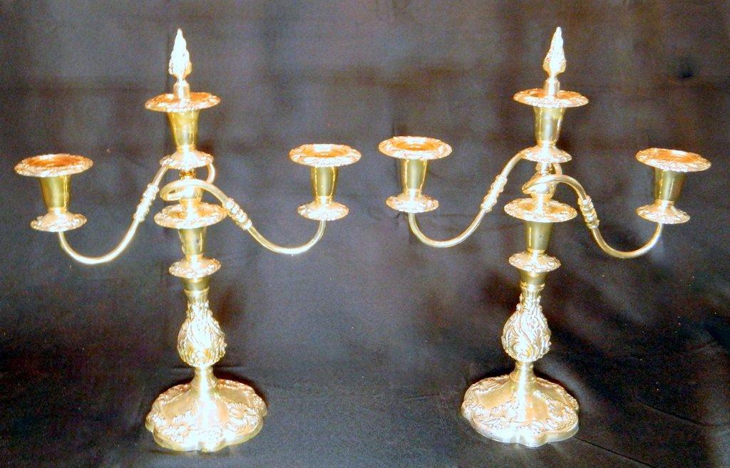 Pair of Candelabras, Large