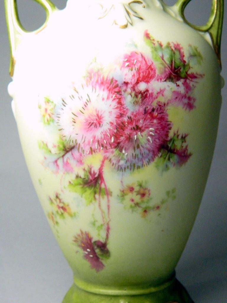 Pair of Claryware Decorated Vases