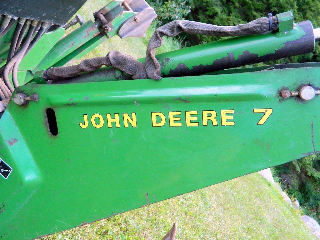 1996 John Deere 955 4x4 Tractor, Only 485 Hrs, Bucket, Backhoe and Cab