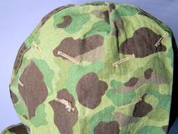 USMC WWII Marine Corps Camouflage Combat Helmet Cover