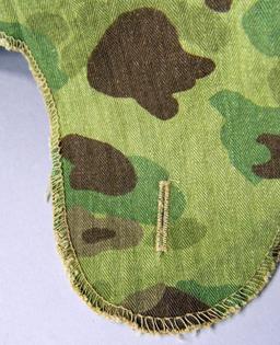 USMC WWII Marine Corps Camouflage Combat Helmet Cover