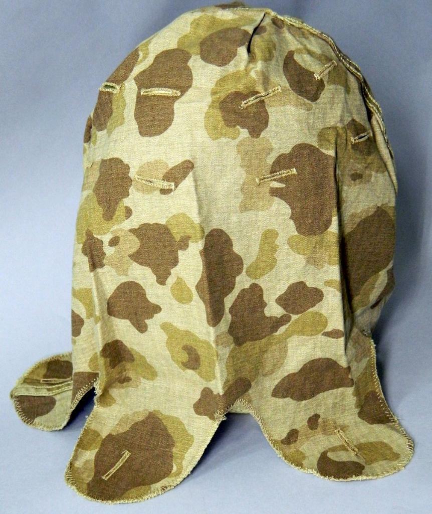 USMC WWII Marine Corps Camouflage Combat Helmet Cover