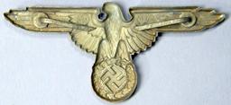 WW2 Waffen SS Officers Visor Cap Eagle & Skull