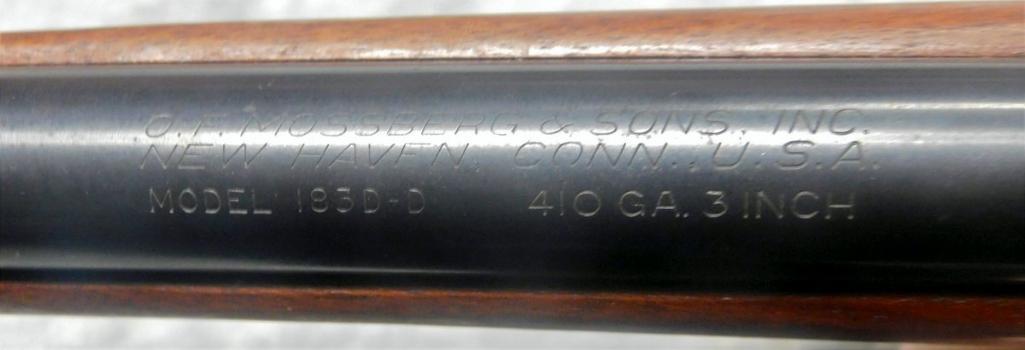 Mossberg 183D-D .410 Shotgun