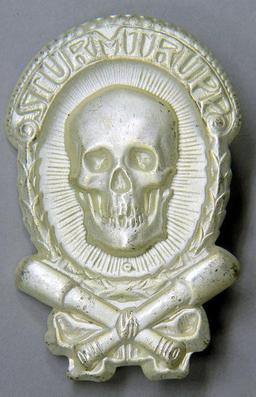 Sturmtrupp Skull Breast Badge, German WWII