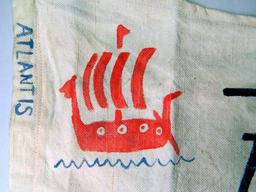 Naval Kriegsmarine E Boat Atlantis Schiff 16 Ship Tonnage Kill Flag, German WWII