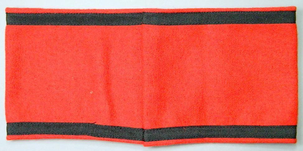 Waffen SS Shutz Staffel Officers Swastika Overcoat Arm Band, German WWII