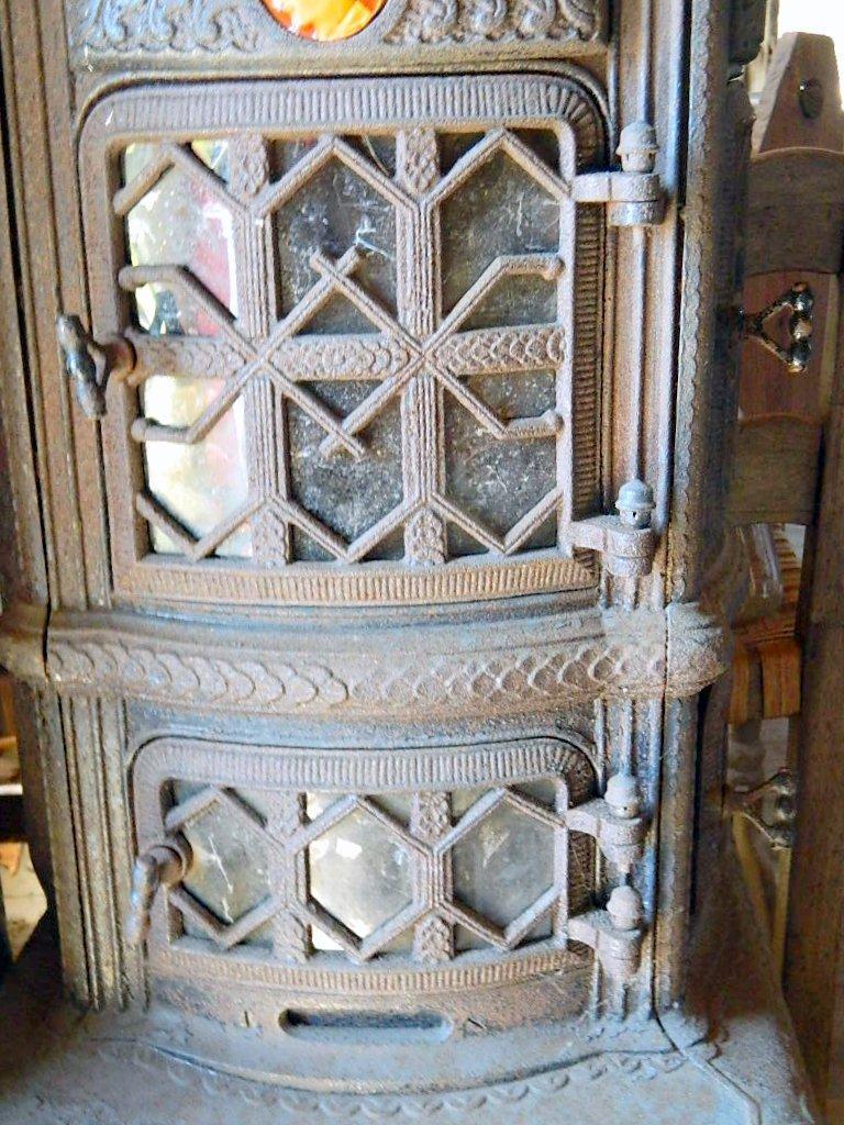 Antique Cast Iron Parlor Stove