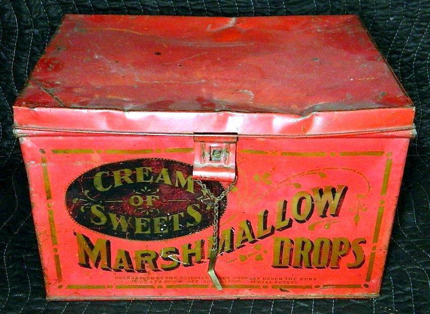 Cream of Sweets Marshmallow Drops Tin Box