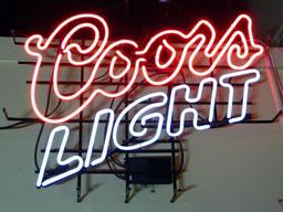 Coors Light Neon Bar Light