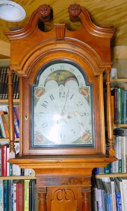 American Federal Tall Case Clock