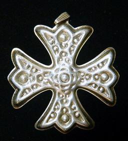 Three (3) Vintage Reed and Barton Sterling Silver Christmas Crosses