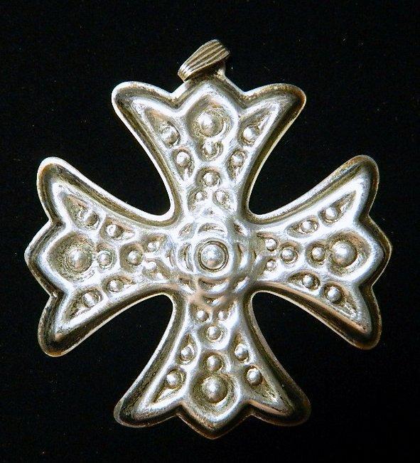 Three (3) Vintage Reed and Barton Sterling Silver Christmas Crosses