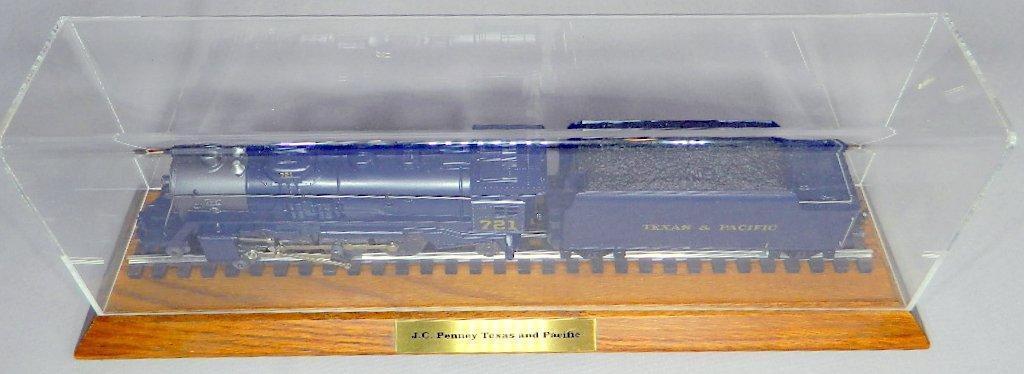 Lionel Train, J.C. Penney Texas and Pacific with Display Case, 1997