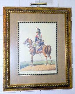 Framed Art Print Cuirassier Francais