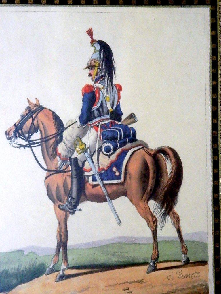 Framed Art Print Cuirassier Francais