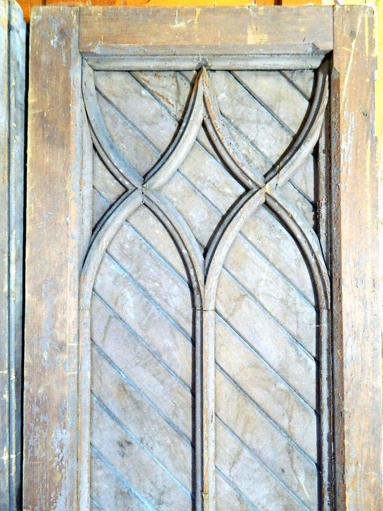Pair of Large Antique Architectural Wooden Doors