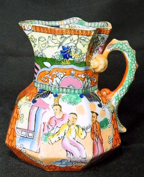 Mason's Patent Ironstone China "Conversation Pattern" Pitcher