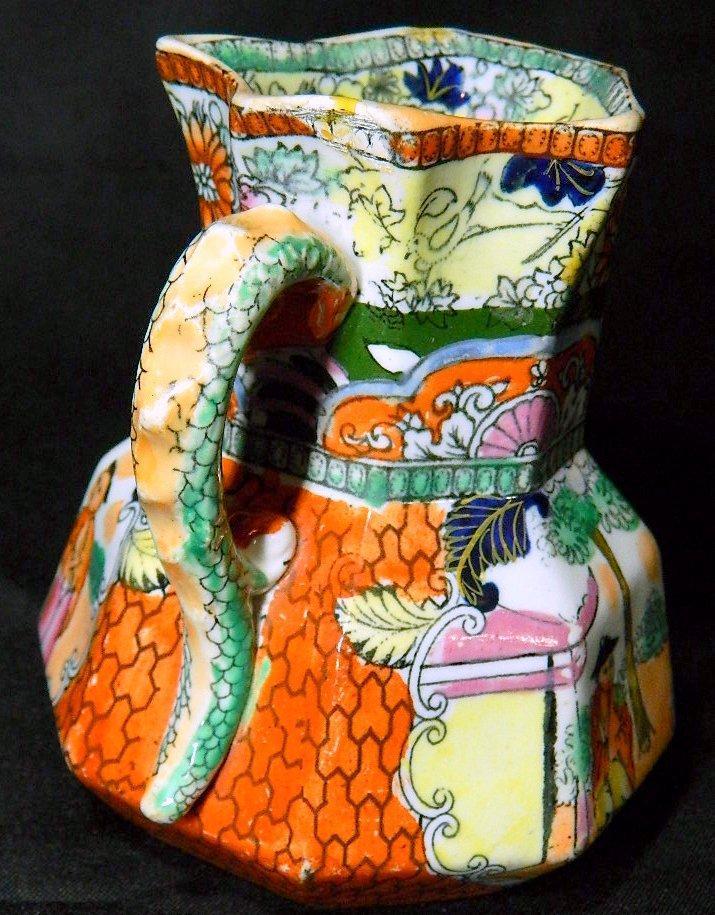 Mason's Patent Ironstone China "Conversation Pattern" Pitcher