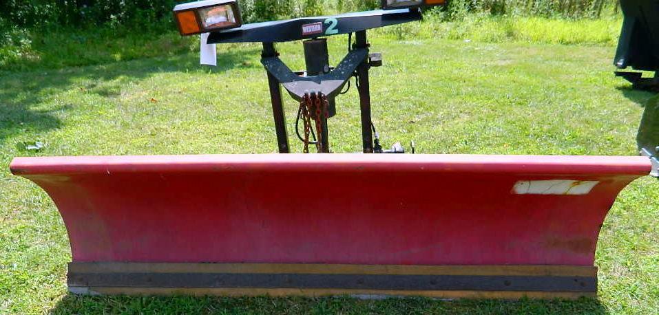 Western Pro Plus 8' Snow Plow with Unimount Attachment
