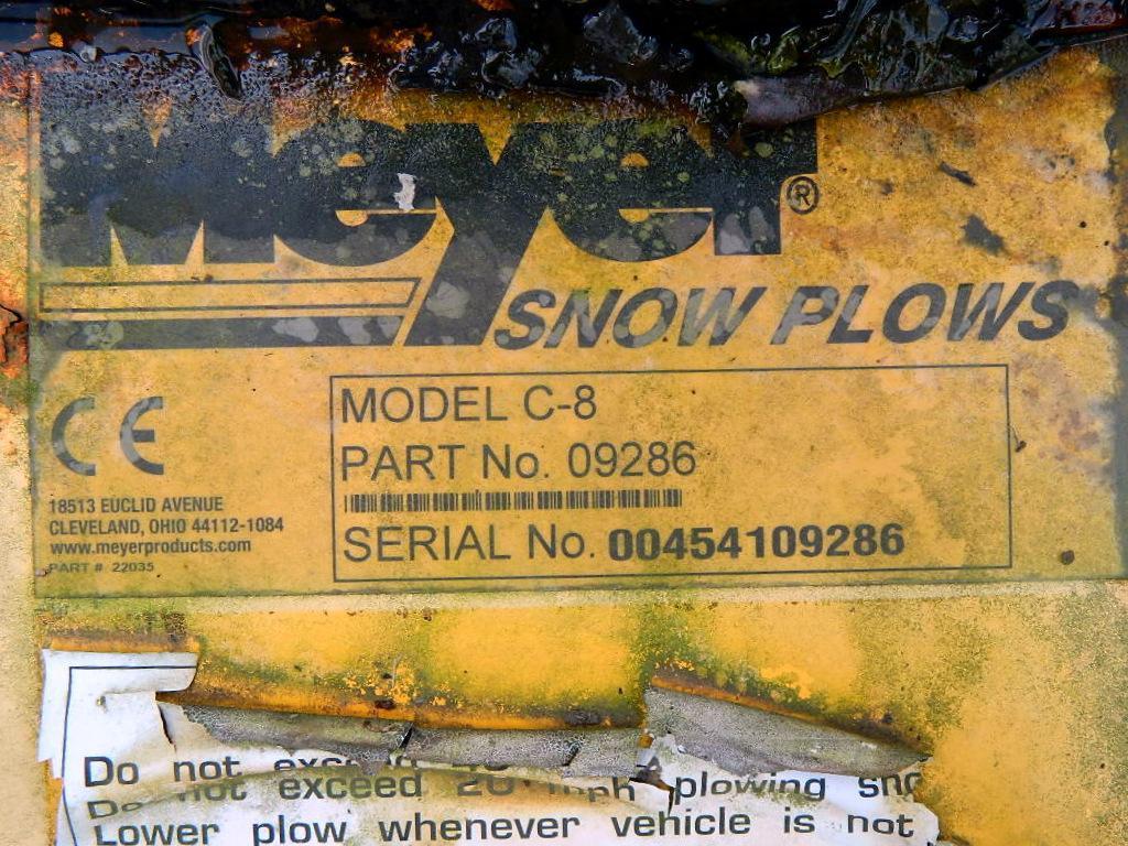 Meyer Snow Plow Model C-8, with Frame Attachment