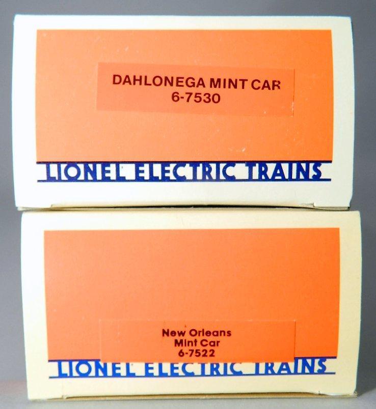 Lionel Electric Trains Mint Cars