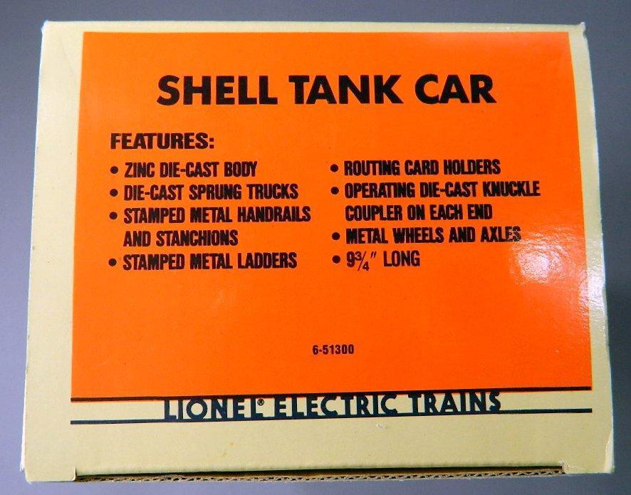 Lionel Electric Trains Shell Tank Car