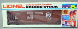 Lionel O and 027 Gauge Rolling Stock Box Cars