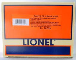 Lionel TrainMaster Command Control Santa Fe Crane Car