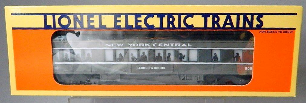 Lionel Electric Trains New York Central Observation, Passenger, and Baggage Cars