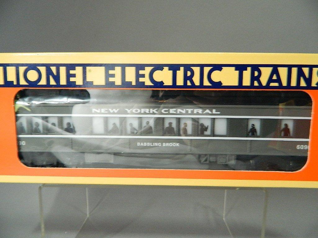 Lionel Electric Trains New York Central Observation, Passenger, and Baggage Cars