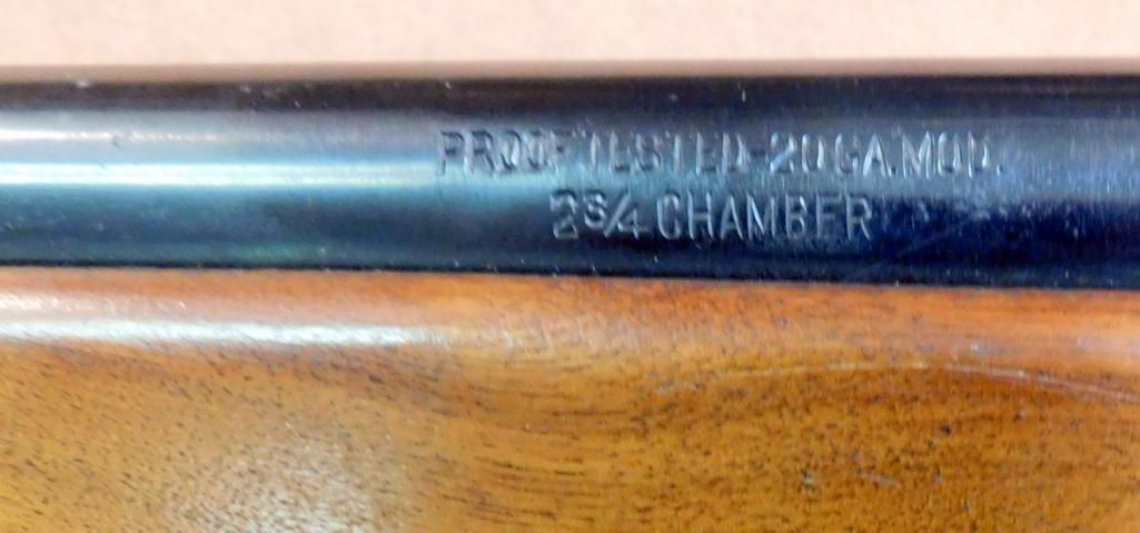 JC Higgins Model 583.12, 20 Gauge Shotgun