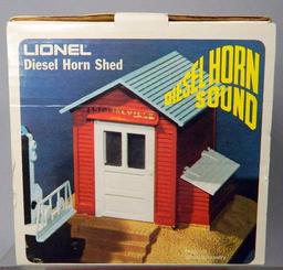 Lionel Accessories: Diesel Horn Shed, Lubricating and Maintenance Kit, Five Full Color Billboards