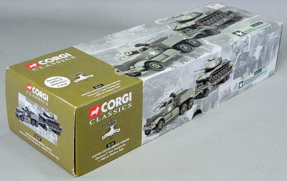 Corgi Classics USAF Diamond T Tank Transporter and M60 AI Medium Tank