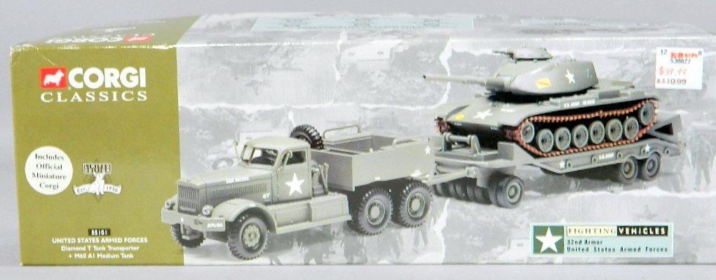 Corgi Classics USAF Diamond T Tank Transporter and M60 AI Medium Tank