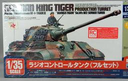 Tamiya German King Tiger Production Turret Radio Control Tank Set