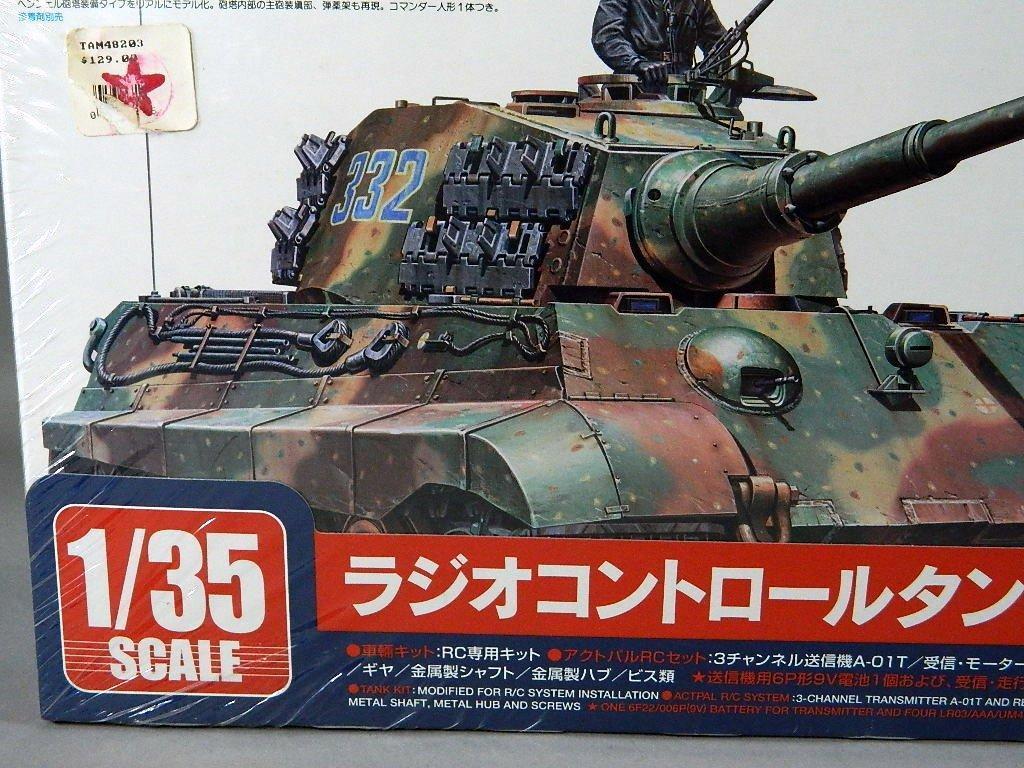 Tamiya German King Tiger Production Turret Radio Control Tank Set