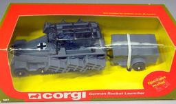 Corgi Die-cast German Tiger Tank and Rocket Launcher