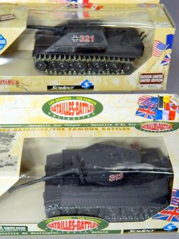 Solido Die-Cast Tanks: Victory JagDPanther and Batailles-Battles Tigre