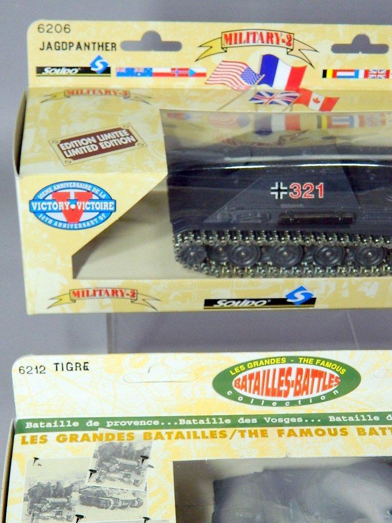 Solido Die-Cast Tanks: Victory JagDPanther and Batailles-Battles Tigre