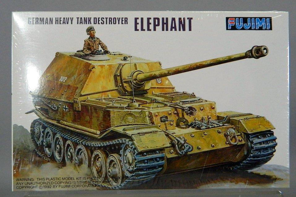 Fujimi Model Tanks: German Heavy Tank Destroyer Elephant and German Heavy Tank Tiger-1