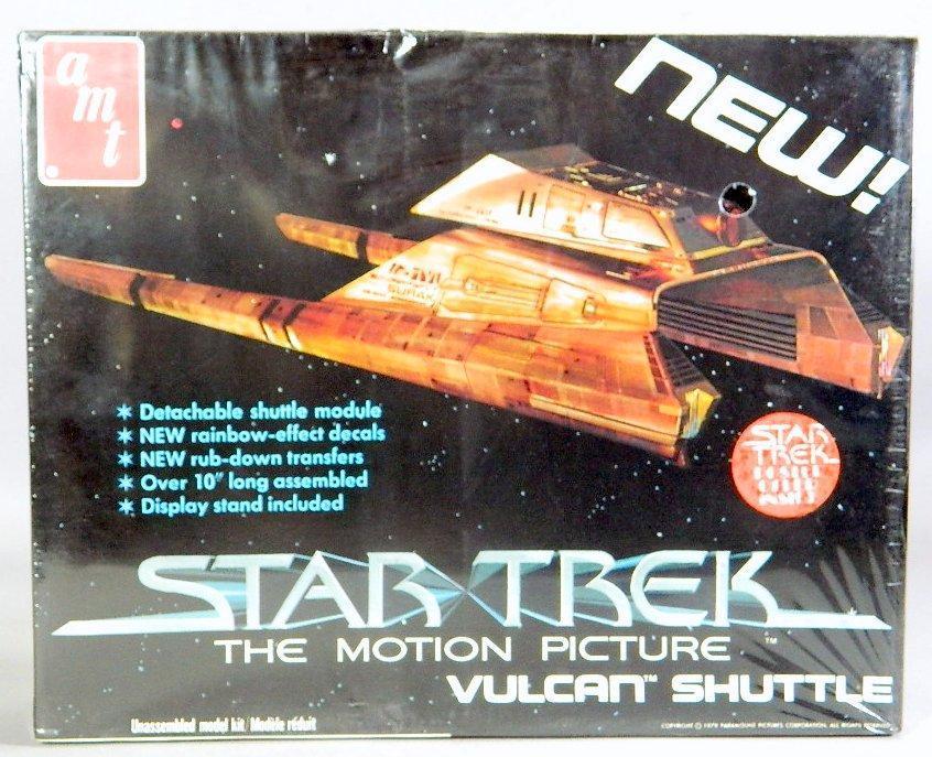 AMT Star Trek Vulcan Shuttle Model Kit and Box