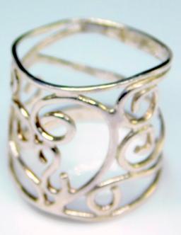 Grouping of Five Sterling Silver Ladies Rings