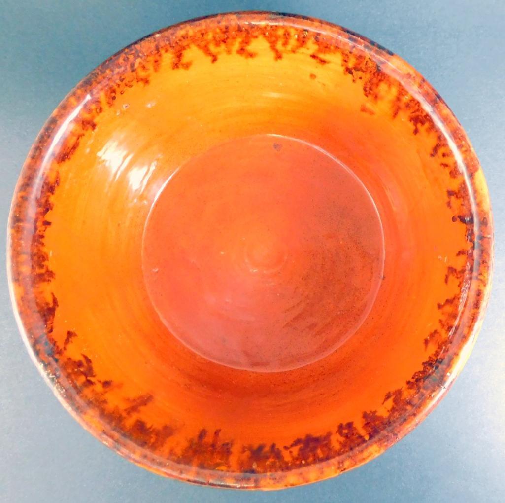 York Co. PA Antique Redware Bowl