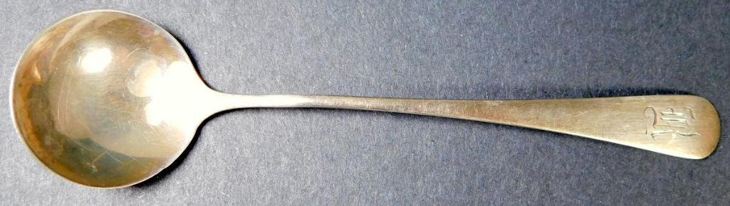 Grouping of Two Antique Sterling Silver Spoons